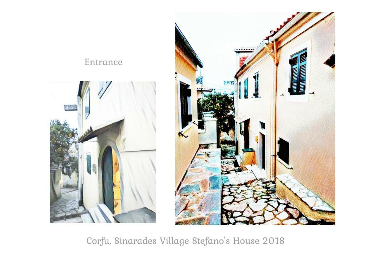 Country Traditional House In Corfu Village, Greece Sinarádes Dış mekan fotoğraf