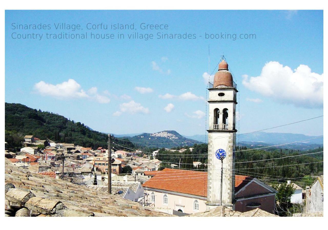 Country Traditional House In Corfu Village, Greece Sinarádes Dış mekan fotoğraf